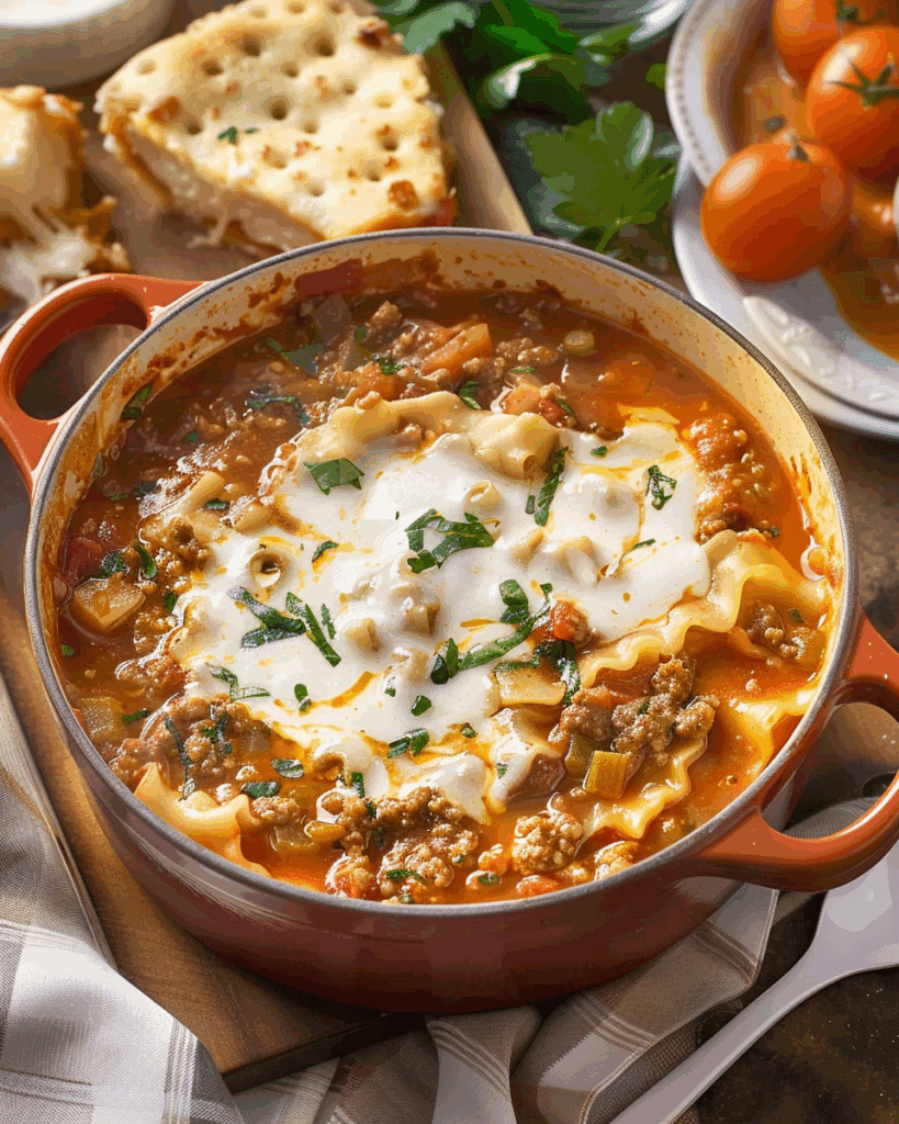 Lasagna Soup