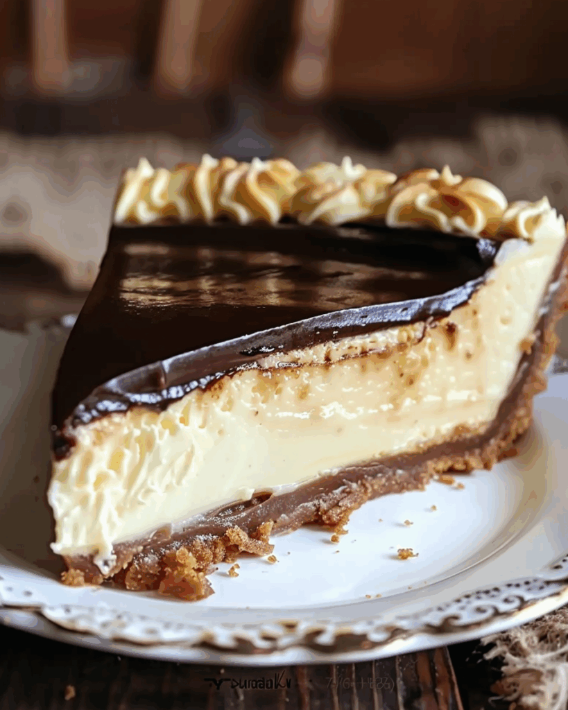 Boston Cream Pie Cheesecake