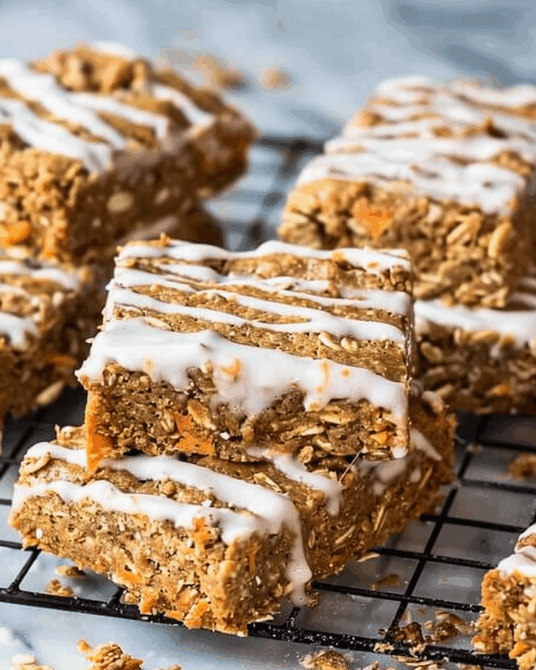 Carrot Cake Breakfast Bars