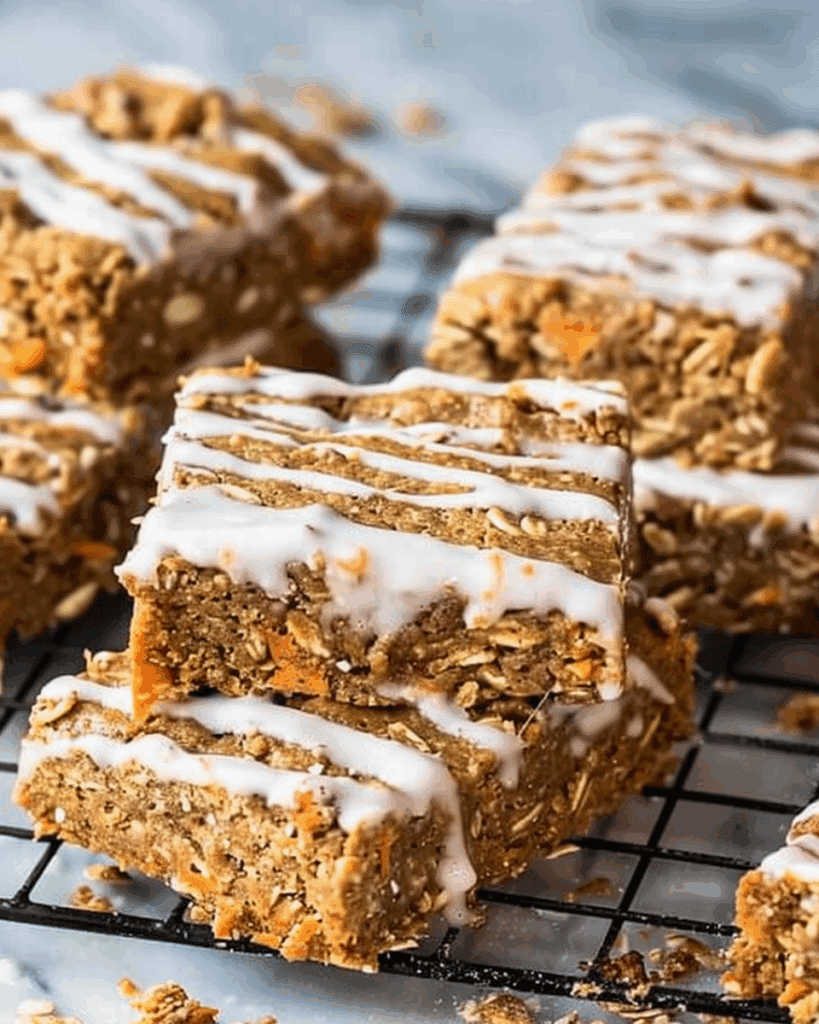 Carrot Cake Breakfast Bars