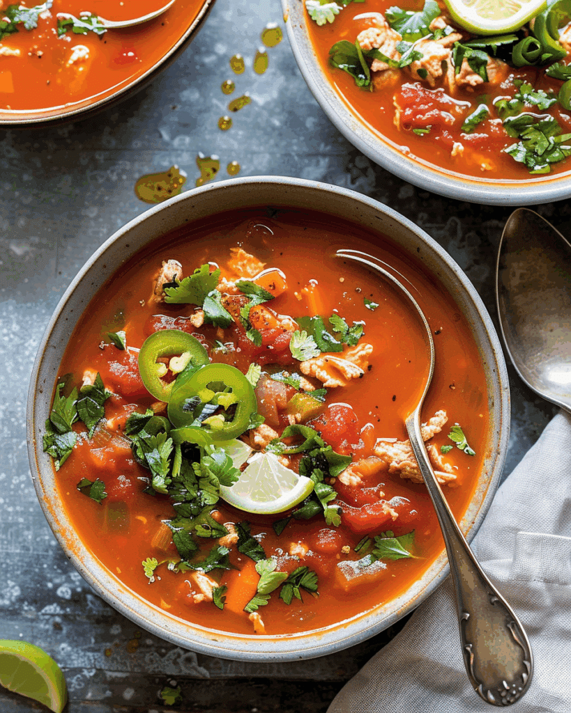 Creamy Tortilla-Less Soup
