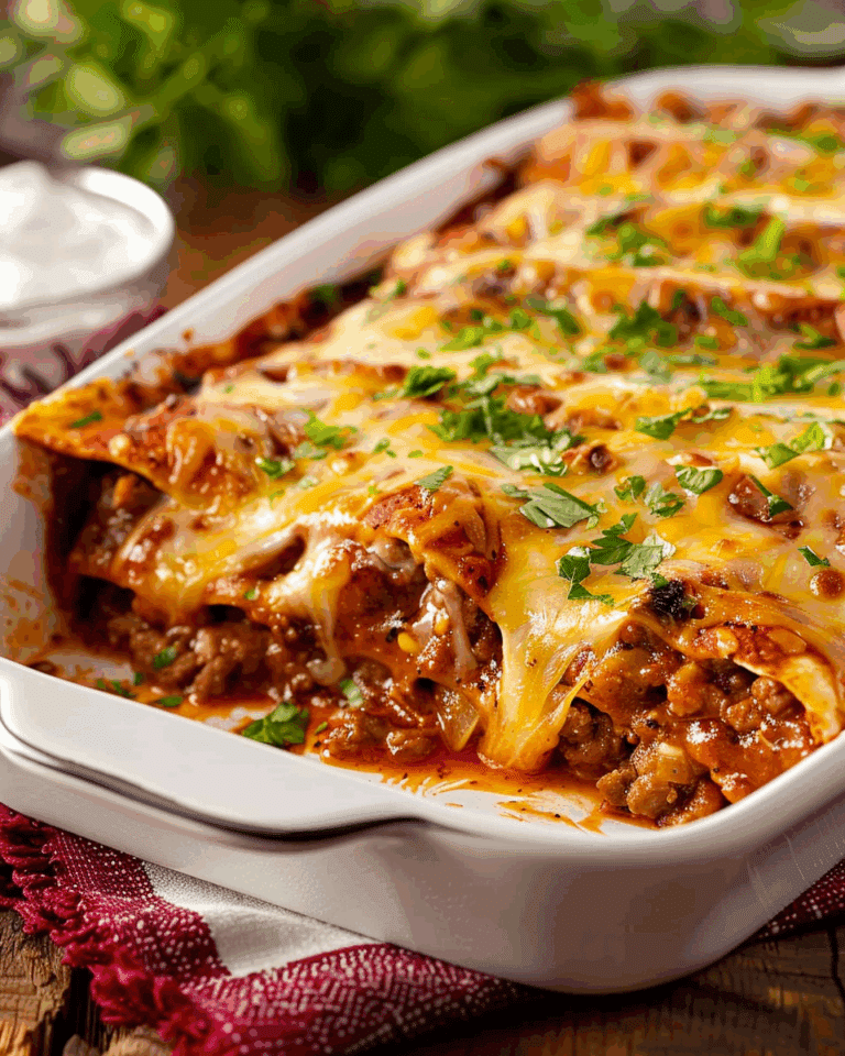 Homemade Beef Enchiladas
