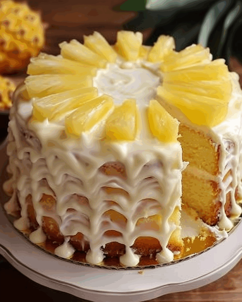 Pineapple Juice Cake