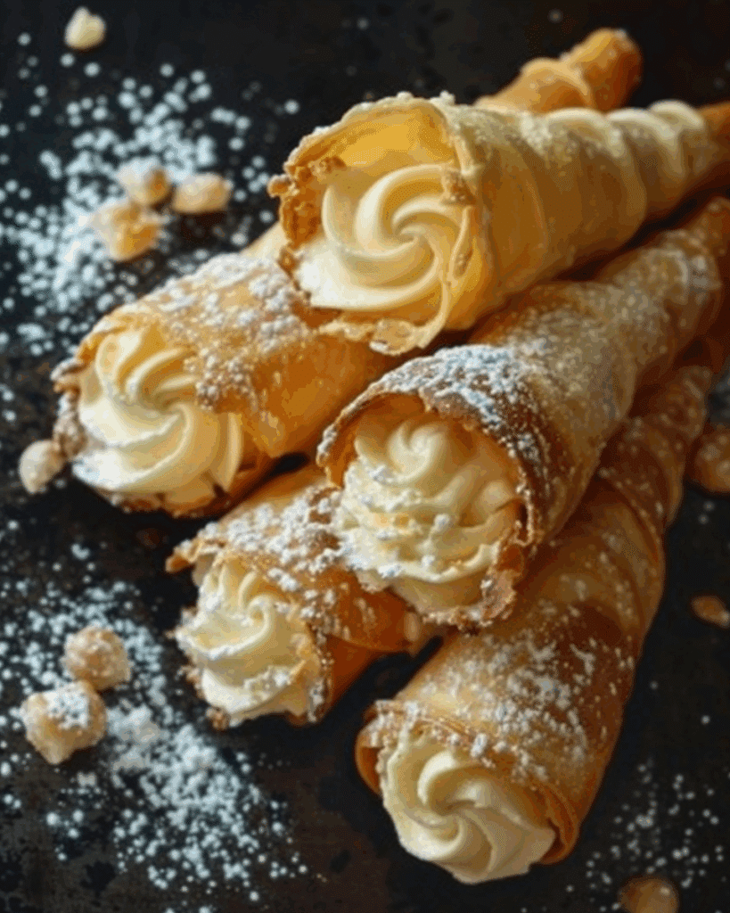 Cannoli with Pastry Cream