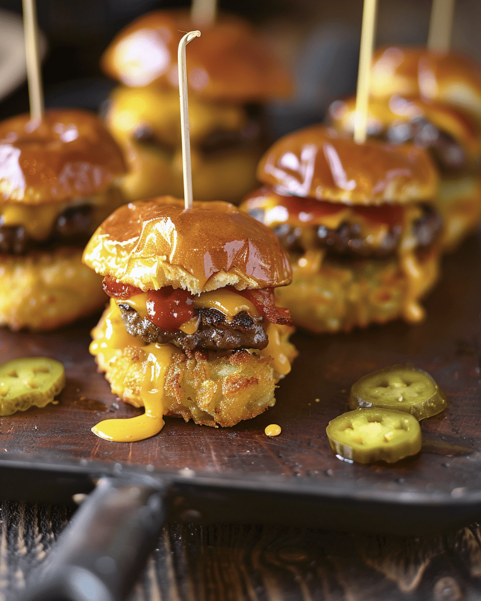 Cheeseburger Tot Sliders