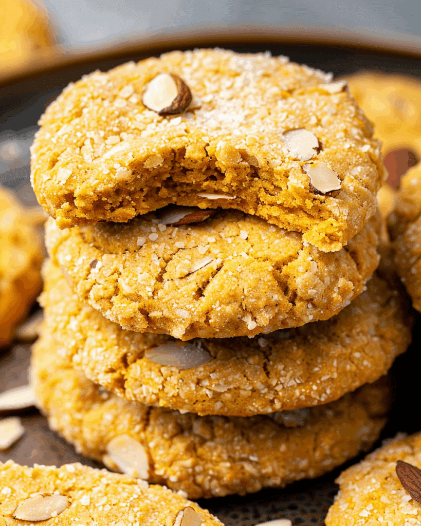 Pumpkin Almond Cookies
