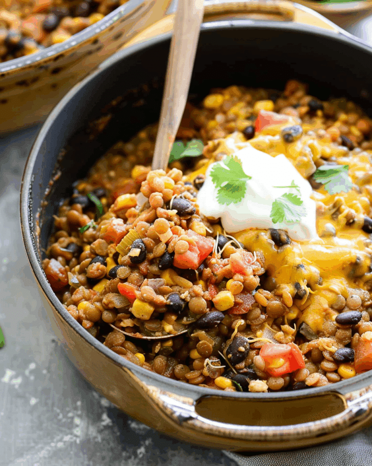 One Pot Mexican Lentils