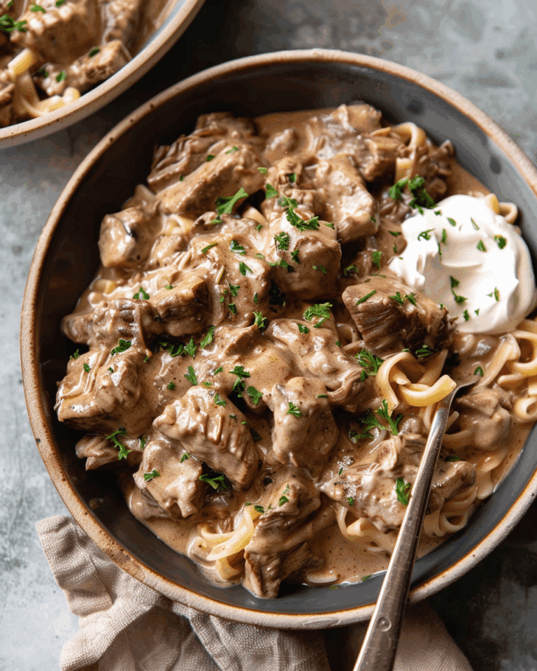 Beef Stroganoff With Sour Cream