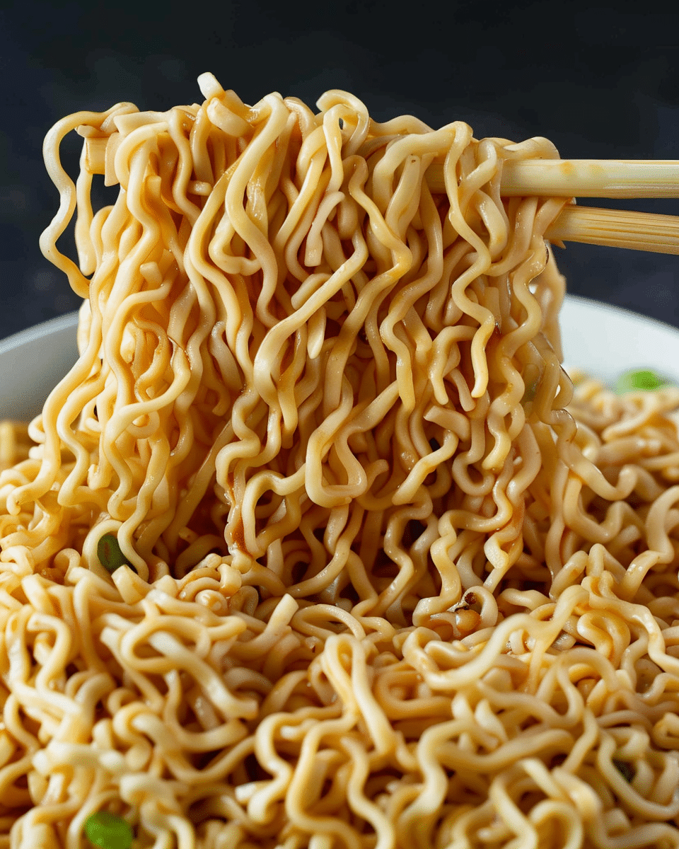 Easy Saucy Ramen Noodles