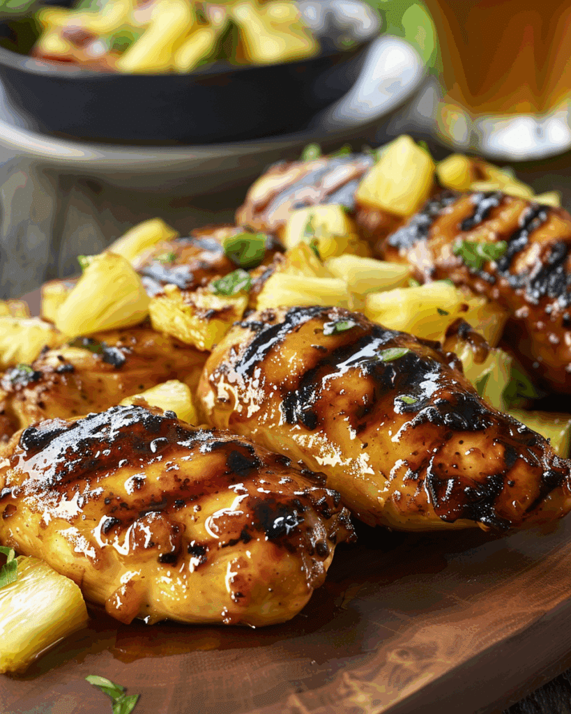 Honey Pineapple Grilled Chicken
