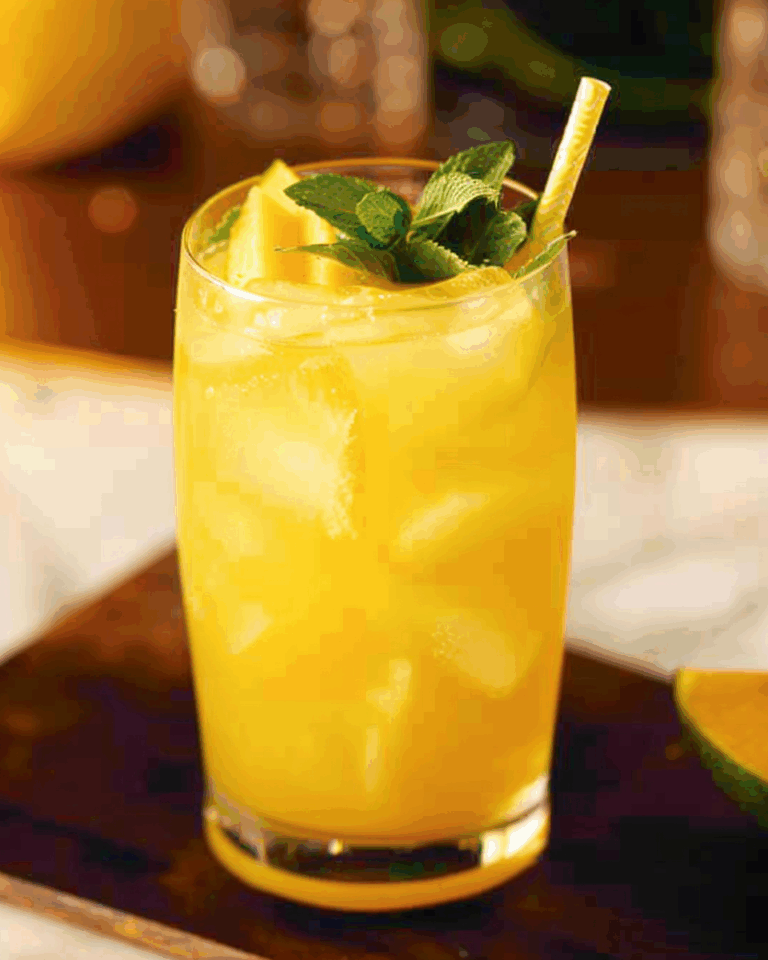 Mango Mojito Mocktail