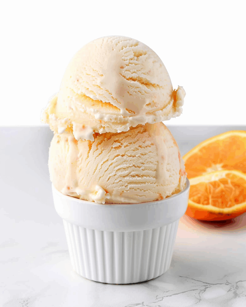 Orange Creamsicle Ice Cream