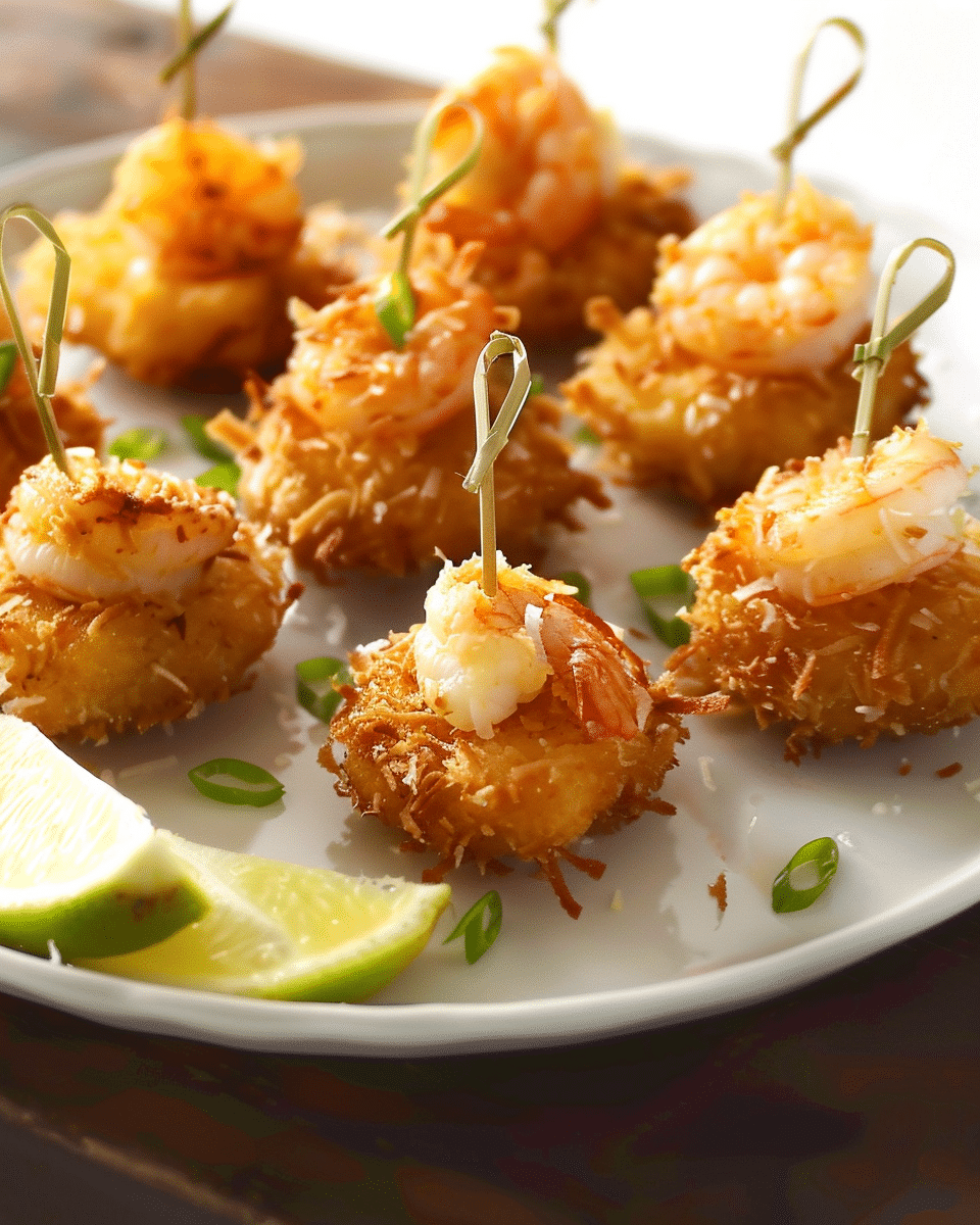 Tropical Coconut Shrimp Bites