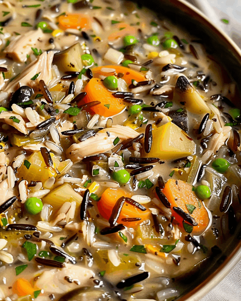 Turkey & Wild Rice Soup with Vegetables