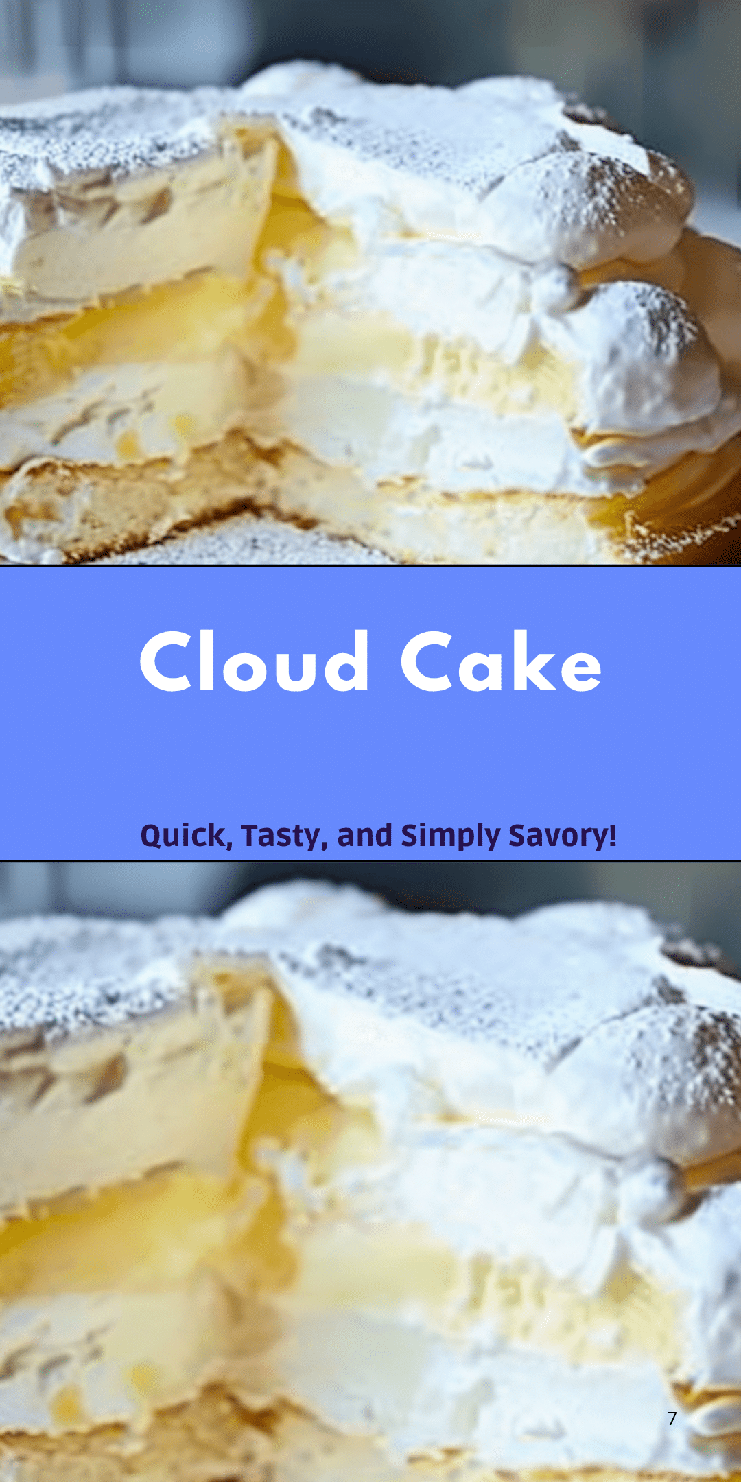 Cloud Cake Just So Savory