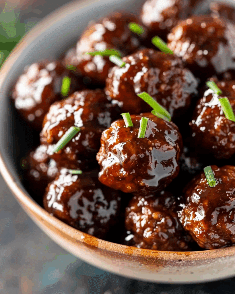 Grape Jelly Meatballs