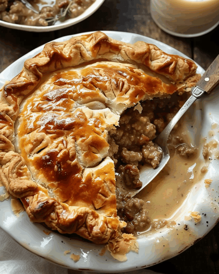 Sausage Gravy Puff Pie