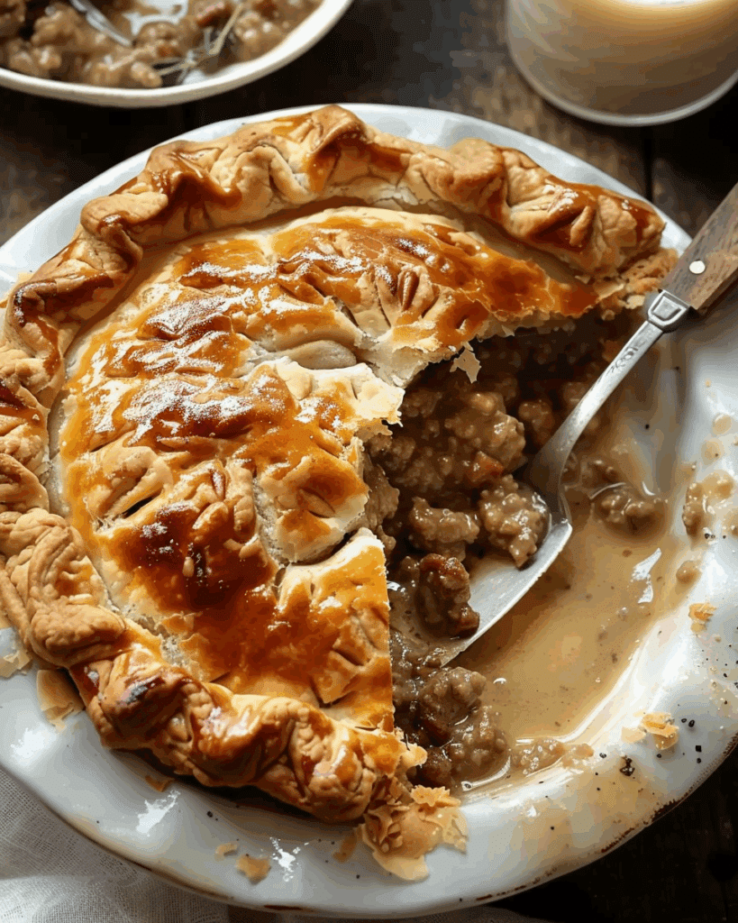 Sausage Gravy Puff Pie