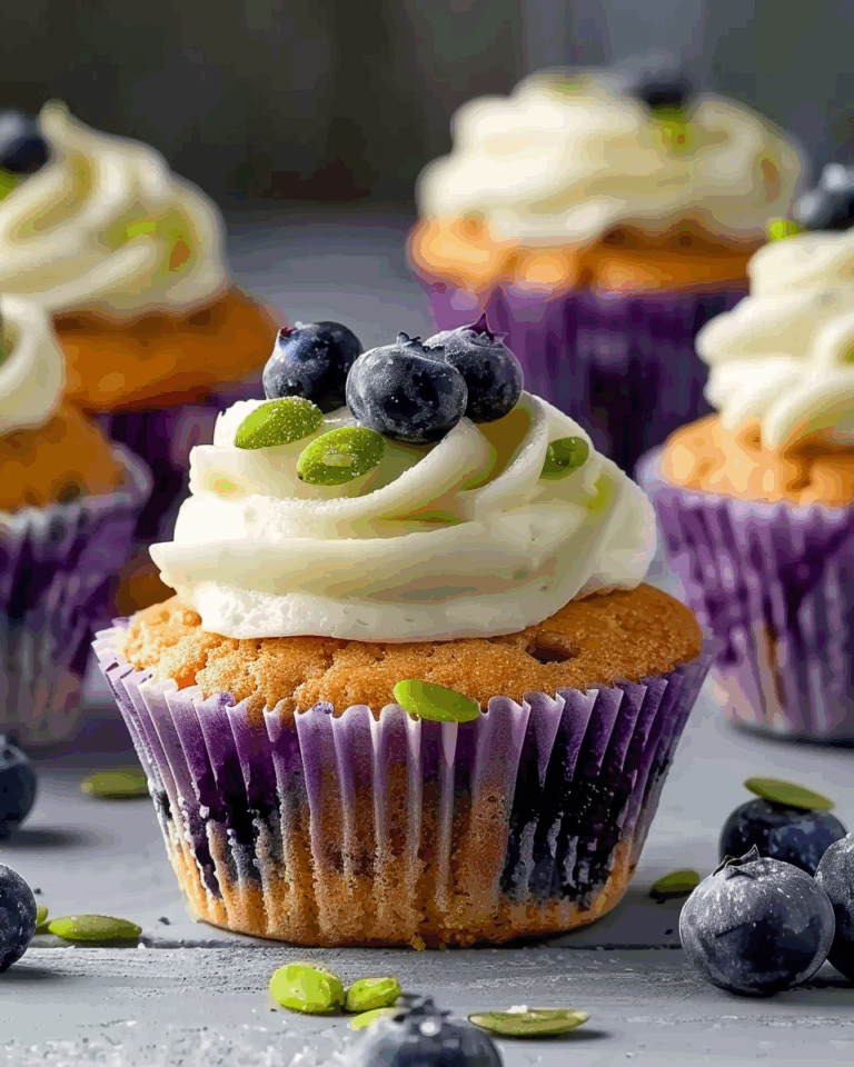 Carrot Blueberry Cupcakes