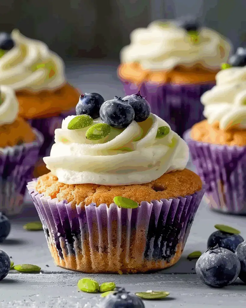Carrot Blueberry Cupcakes