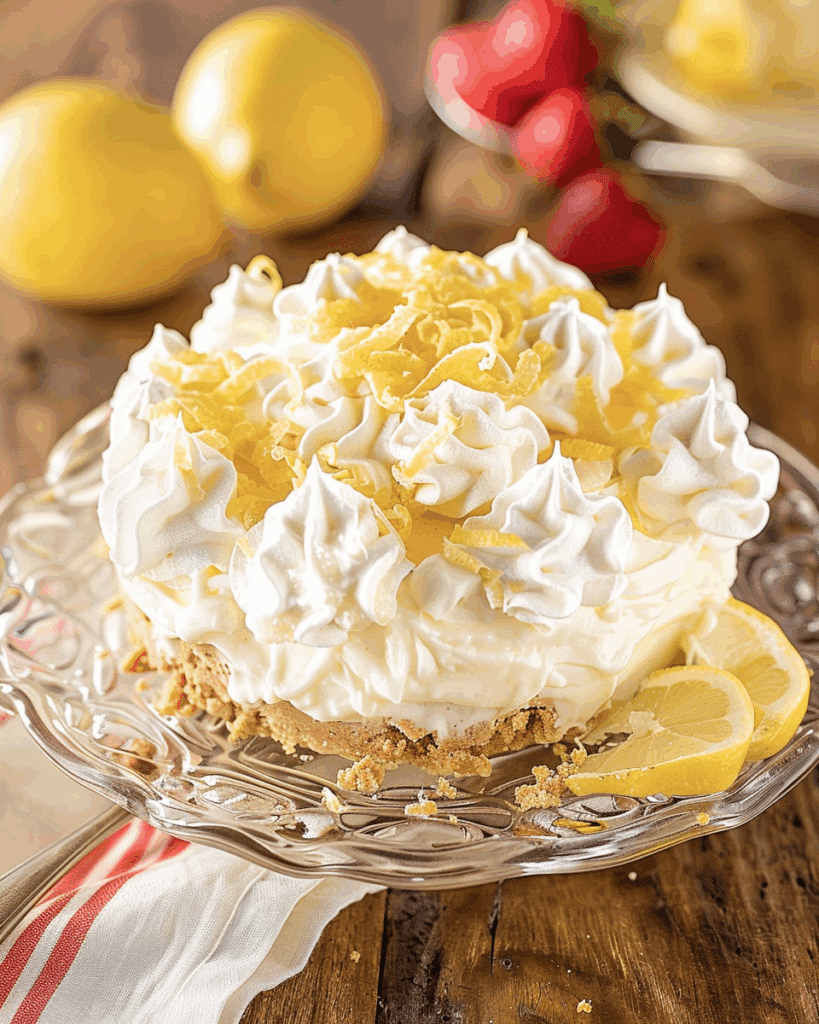 No-Bake Lemon Pie (4-Ingredients)