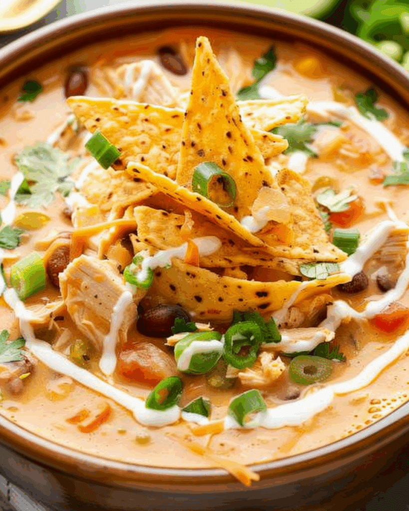Creamy Chicken Tortilla Soup