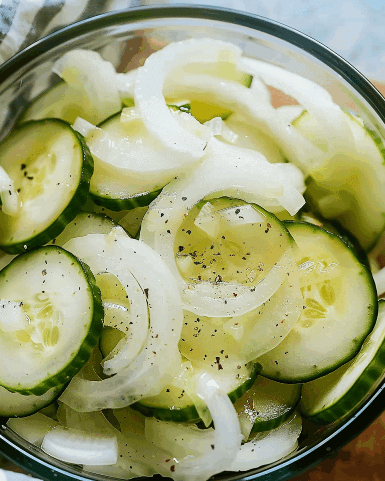 Cucumber Onion Salad