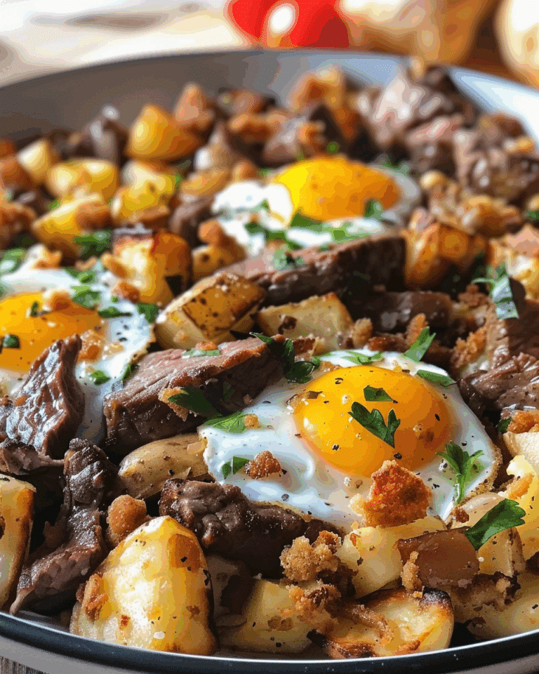 Savory Steak & Potato Breakfast Hash