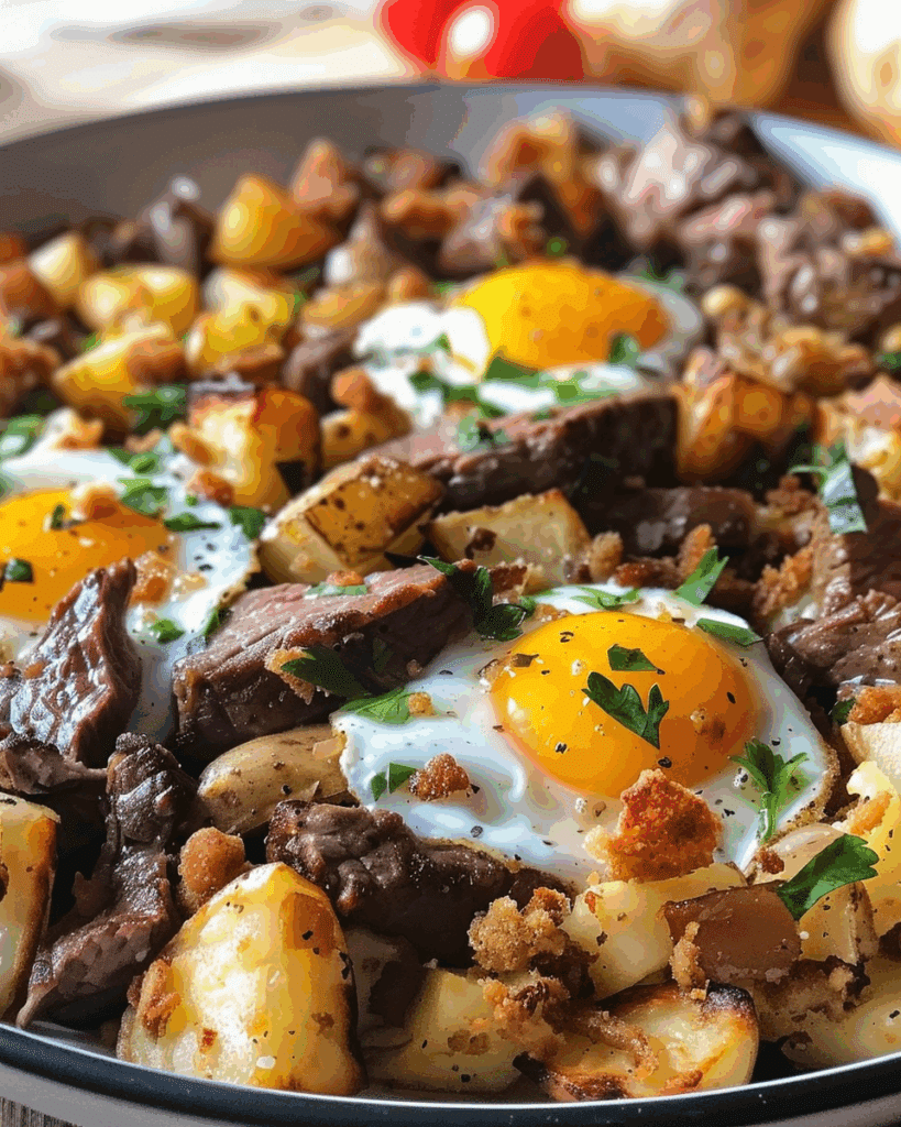 Savory Steak & Potato Breakfast Hash
