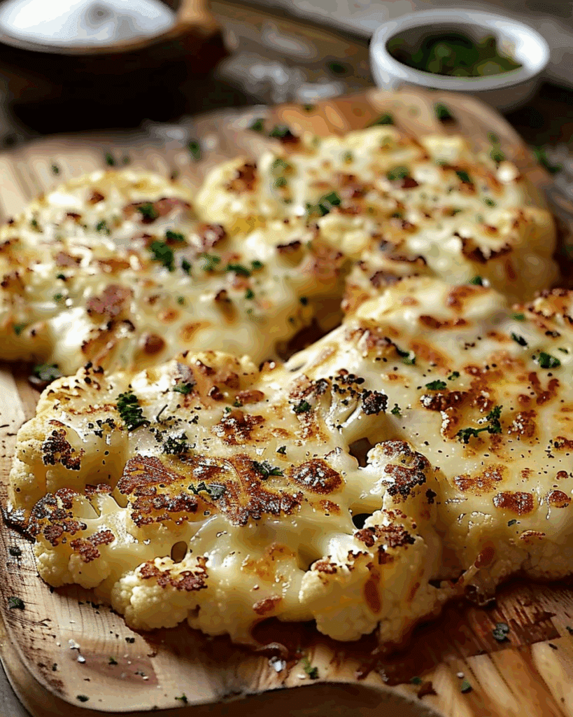Cheesy Cauliflower Steak
