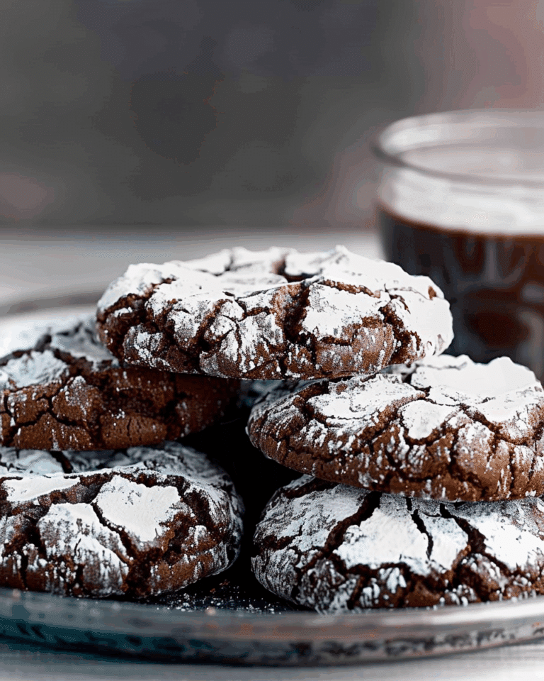 Chocolate Crinkle Cookies