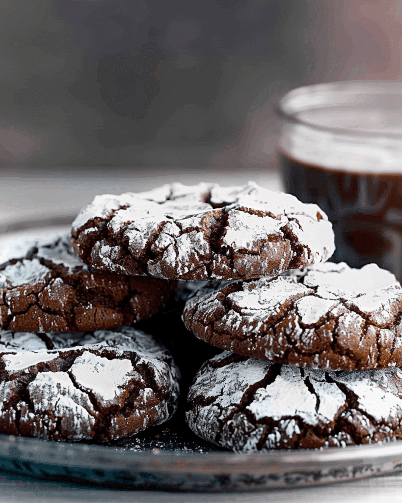 Chocolate Crinkle Cookies