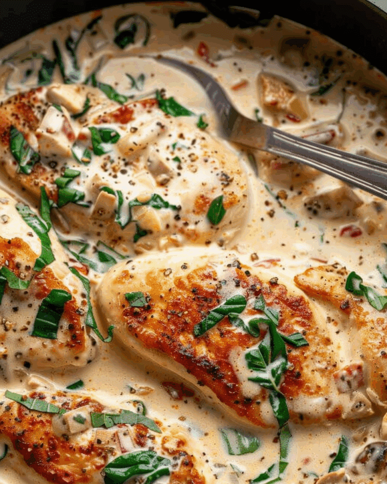 Creamy Chicken in Parmesan Sauce