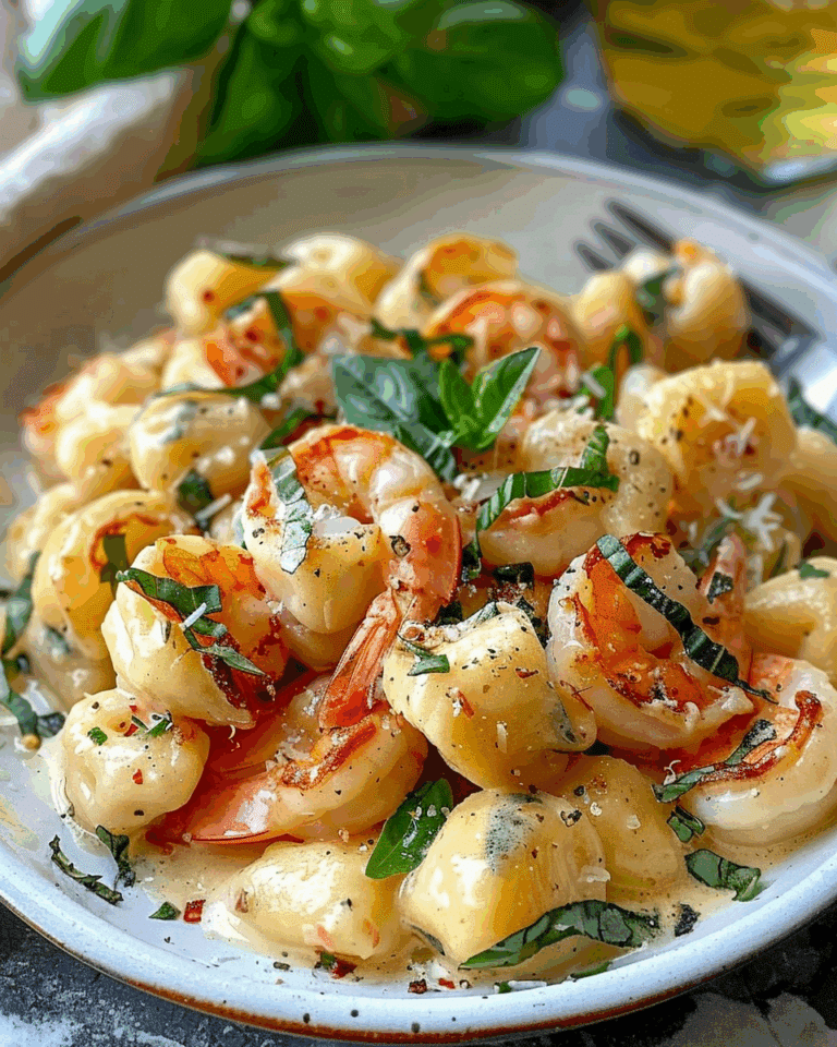 Creamy Tuscan Shrimp Gnocchi