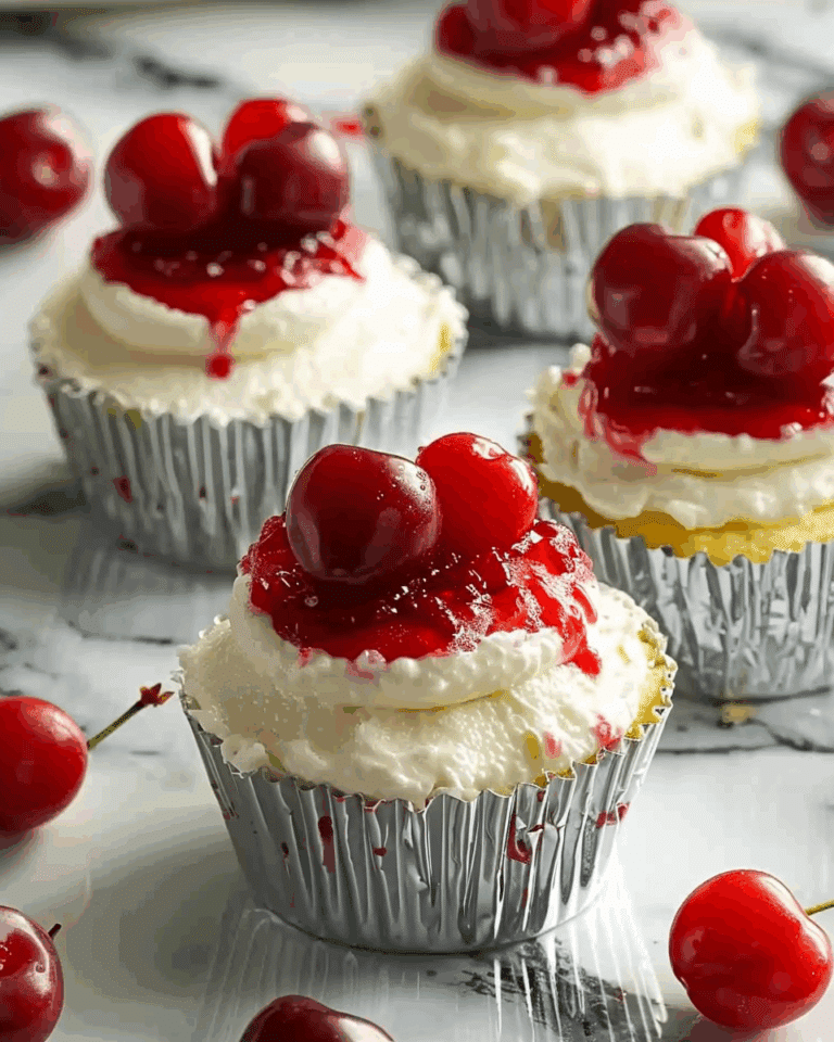 Cherry Cheese Cupcakes