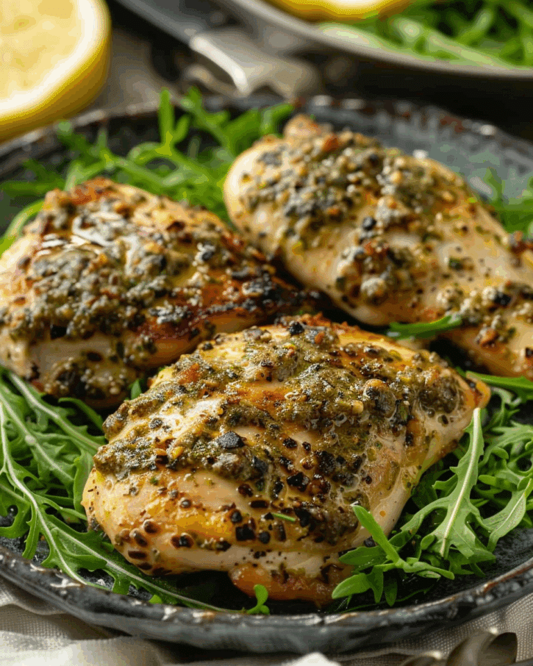 3-Ingredient Pesto Chicken