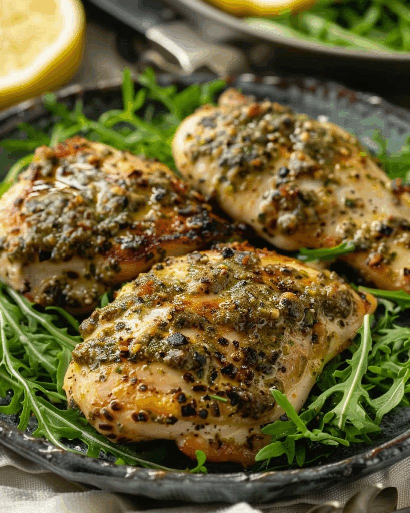 3-Ingredient Pesto Chicken