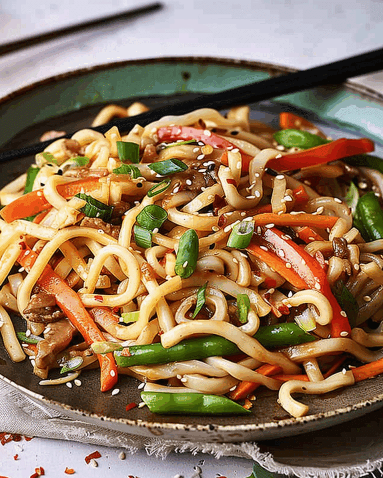 Stir Fry Udon Noodles