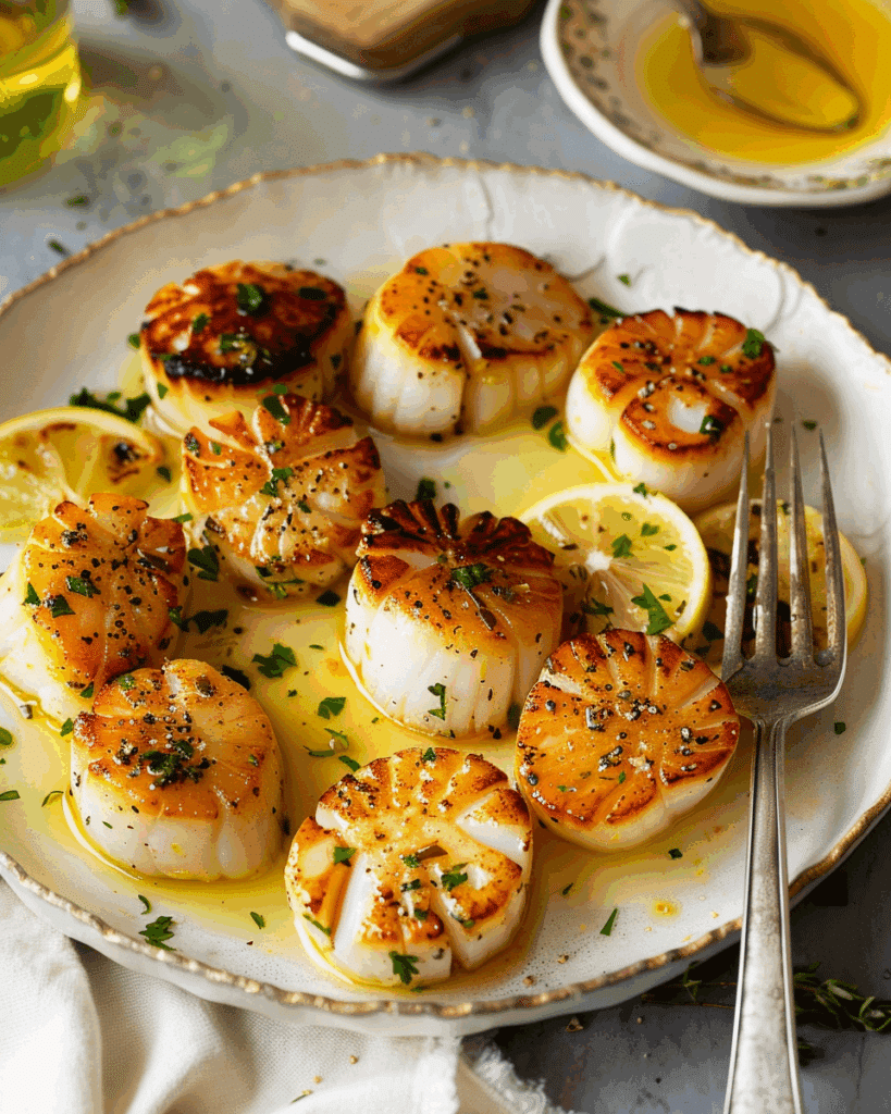 Lemon Butter Scallops