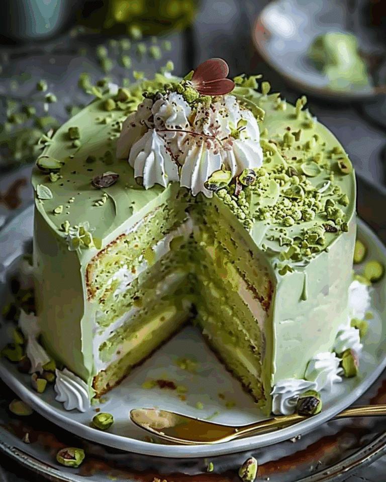 Pistachio Cream Cake