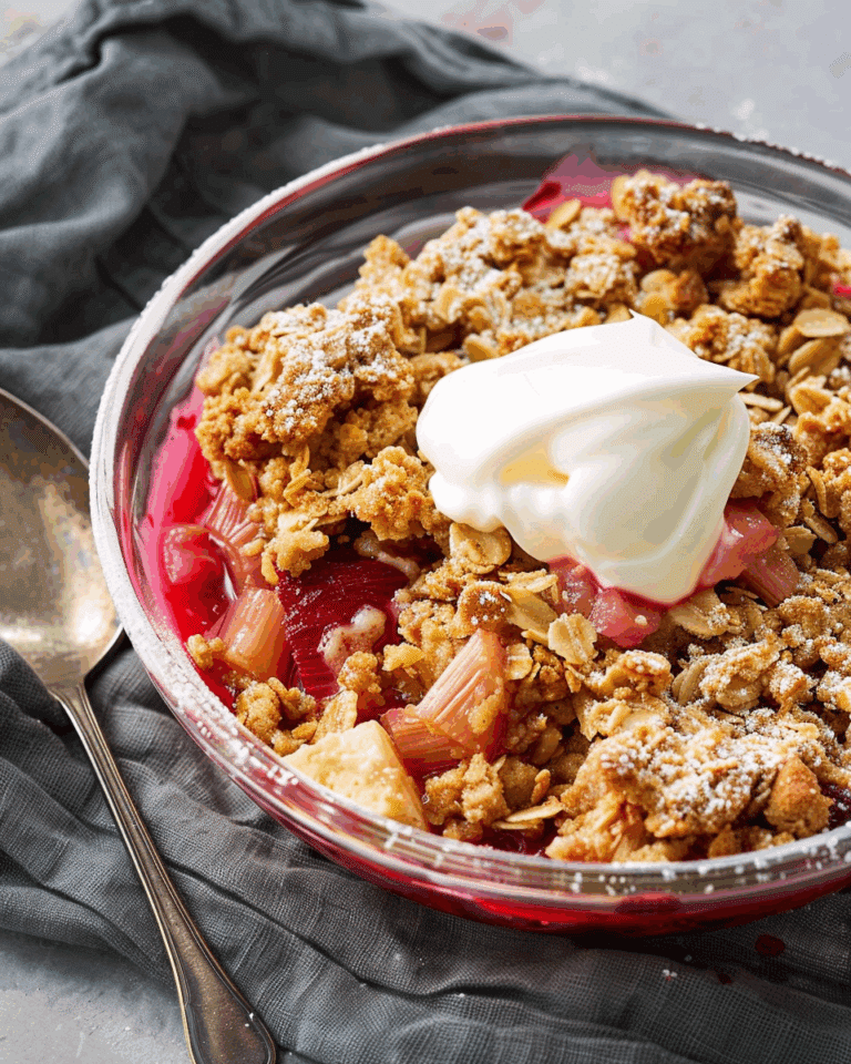 Rhubarb Crisp