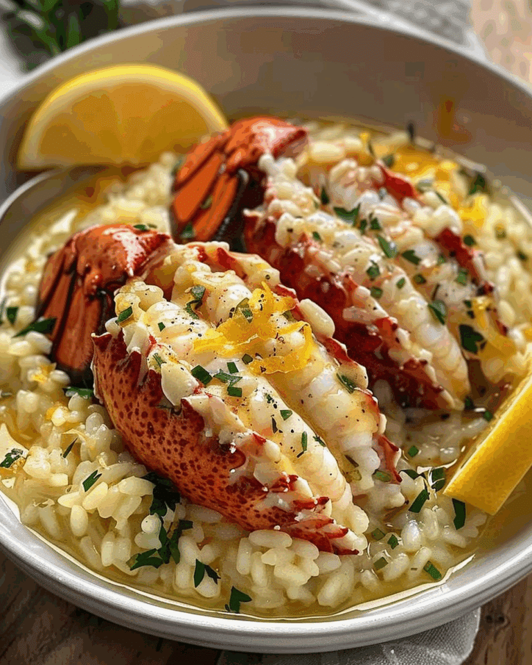 Tremendous Lemon Butter Lobster Risotto