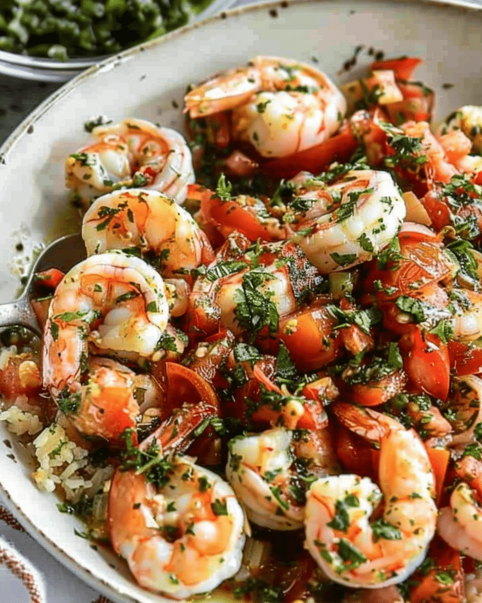 Easy 20-Minute Chimichurri Shrimp With Tomatoes