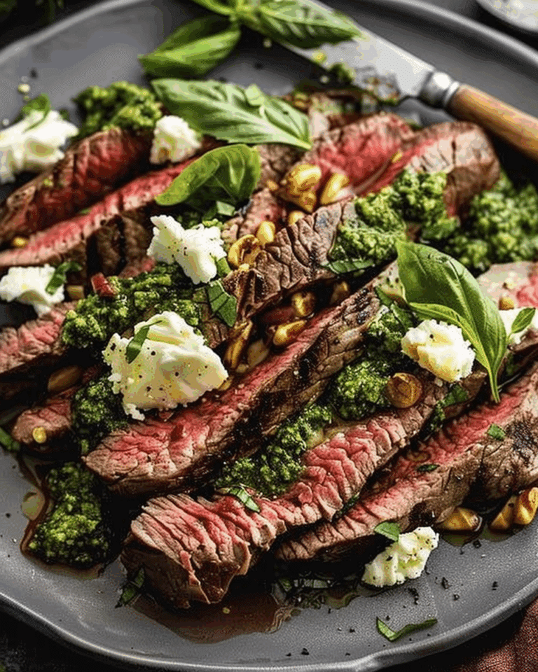 Pesto Steak