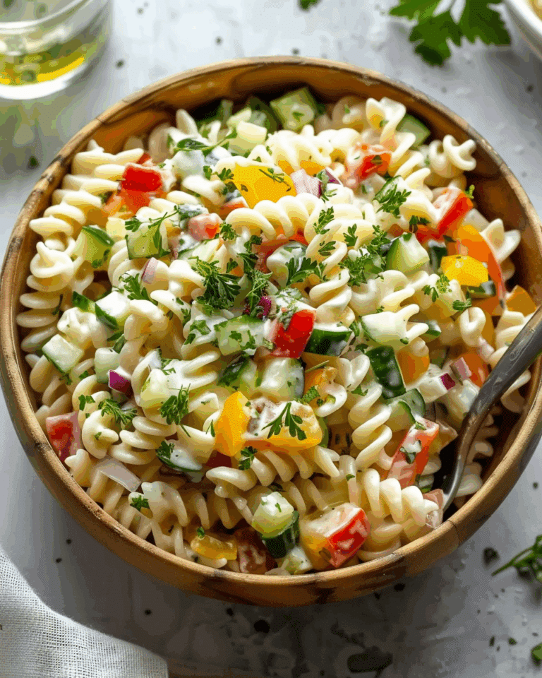 Pickle Pico De Gallo Pasta Salad