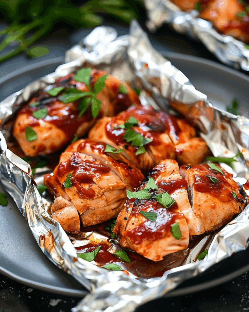 BBQ Chicken Foil Packs