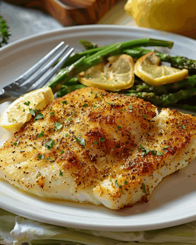 Delicious Lemon Pepper Baked Cod