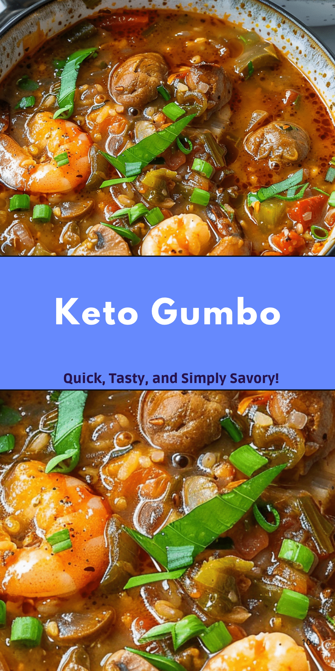Keto gumbo just so savory