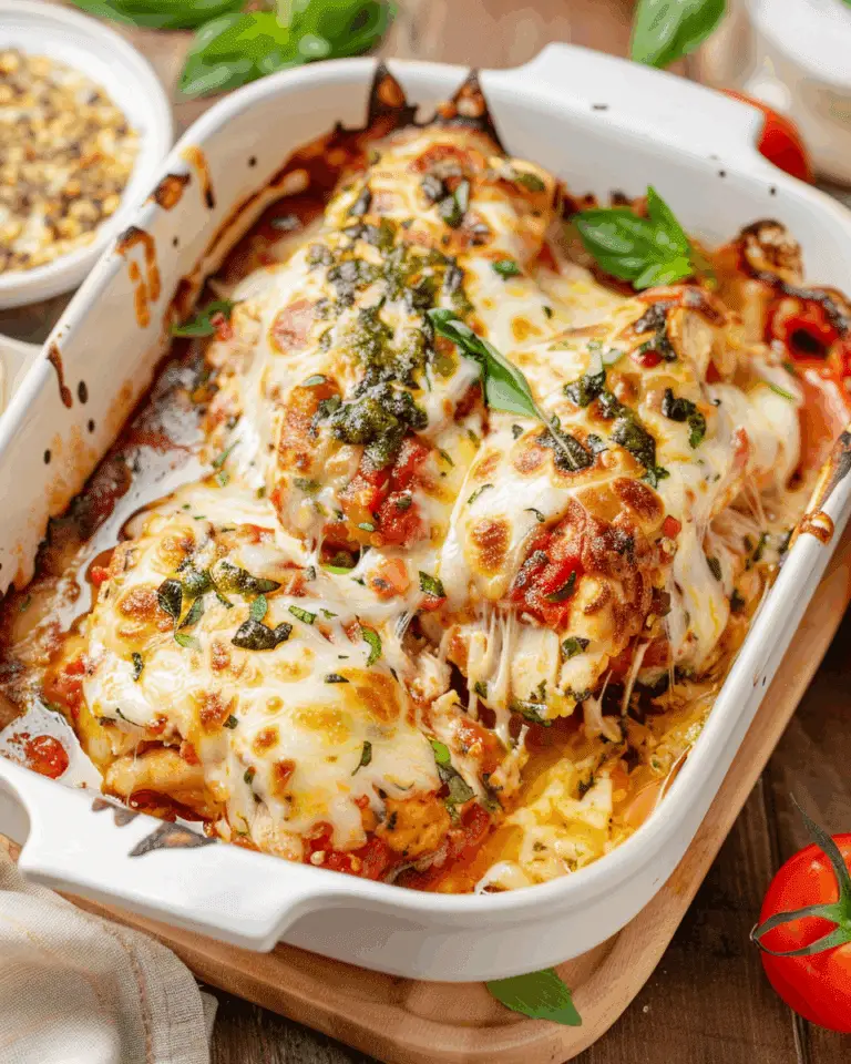 Bruschetta Chicken Bake