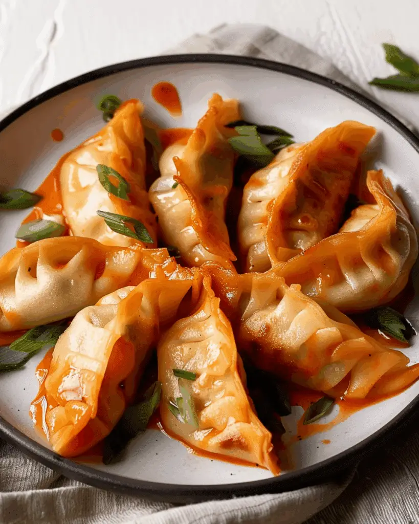 Buffalo Chicken Dumplings